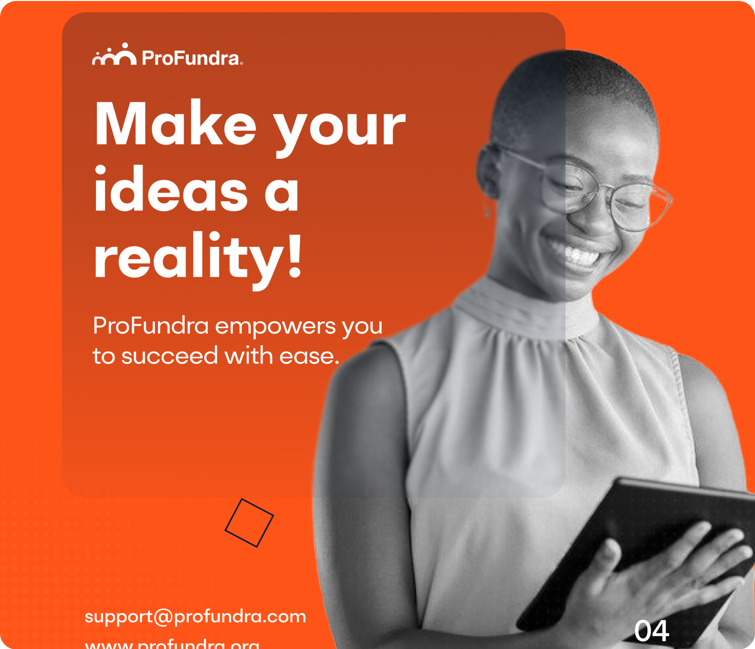 profundra mobile app interface showing payment dashboard